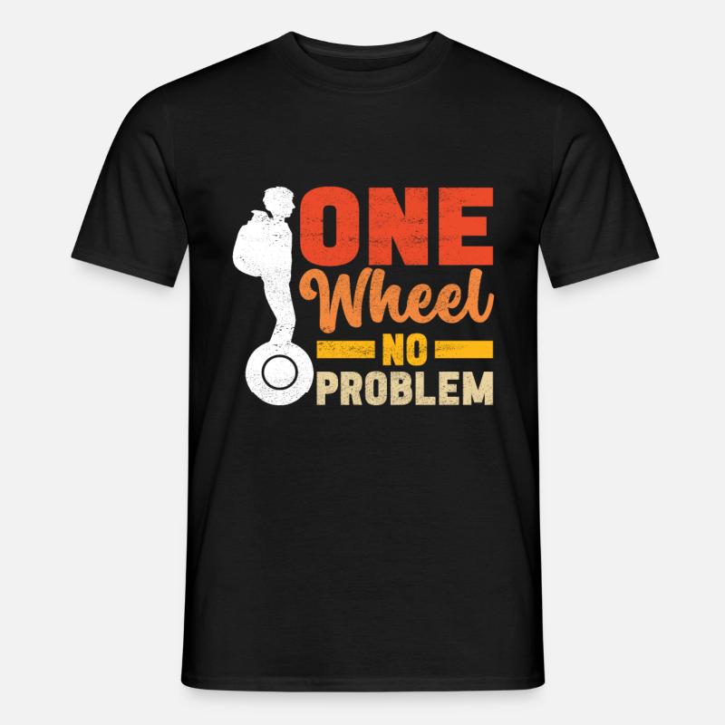 EUC Monowheel - Männer T-Shirt - Schwarz