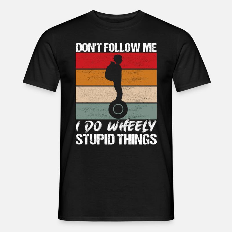 EUC Monowheel - Männer T-Shirt - Schwarz