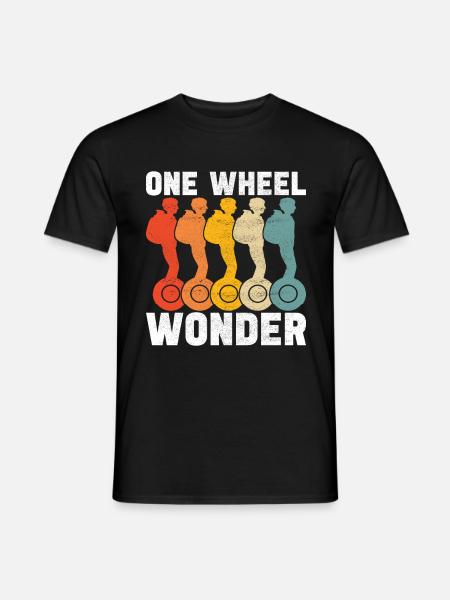 EUC Monowheel - Männer T-Shirt - Schwarz