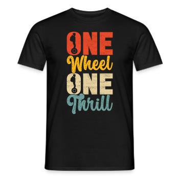 EUC Monoroue - T-shirt homme - noir - Devant - AI Model Male 178 light (178cm)