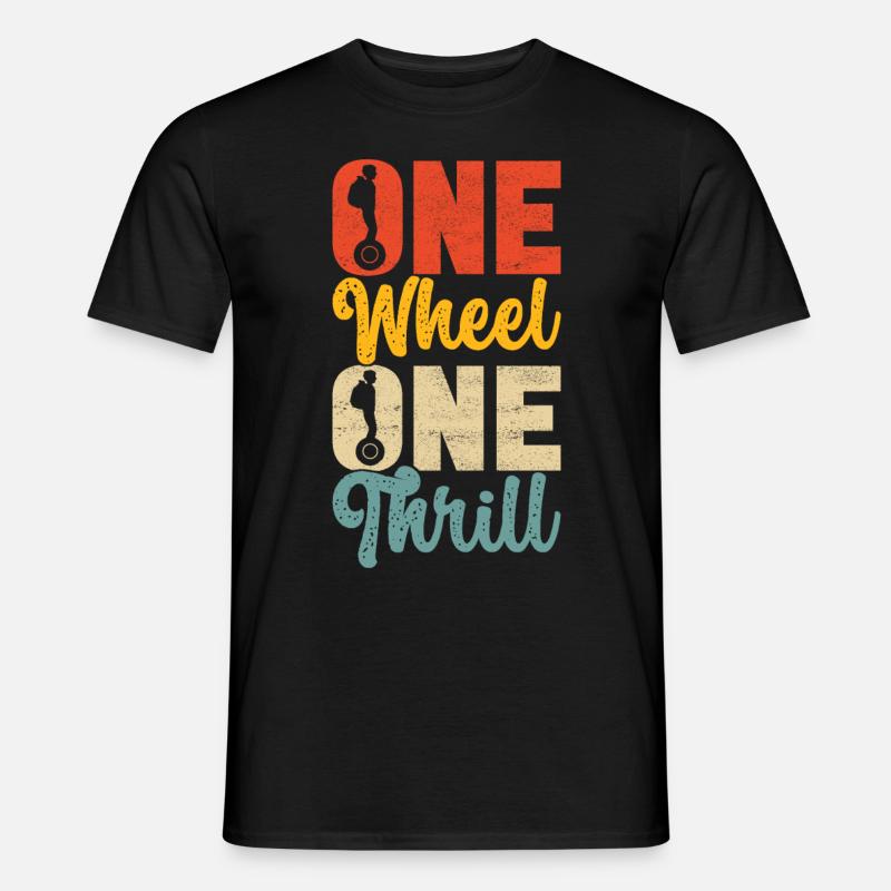 EUC Monowheel - Männer T-Shirt - Schwarz