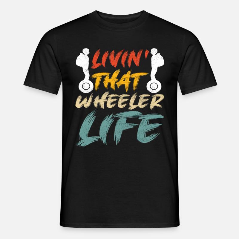 EUC Monowheel - Männer T-Shirt - Schwarz