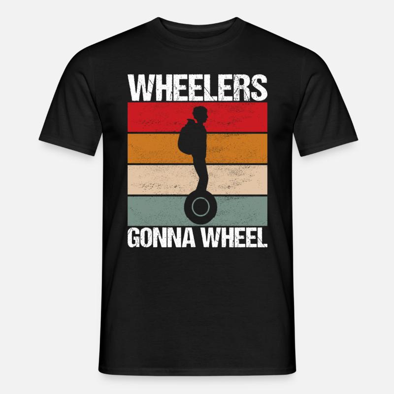 EUC Monowheel - Männer T-Shirt - Schwarz