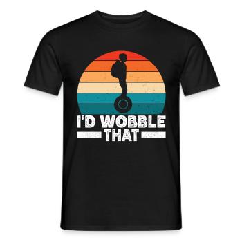 EUC Monoroue - T-shirt homme - noir - Devant - AI Model Male 178 light (178cm)