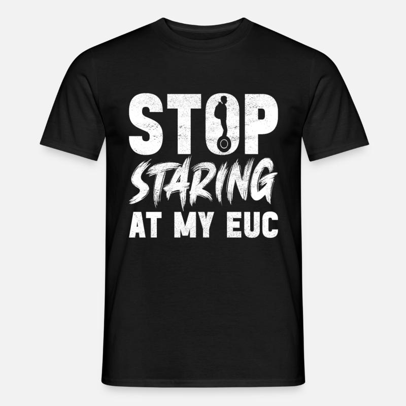 EUC Monowheel - Männer T-Shirt - Schwarz
