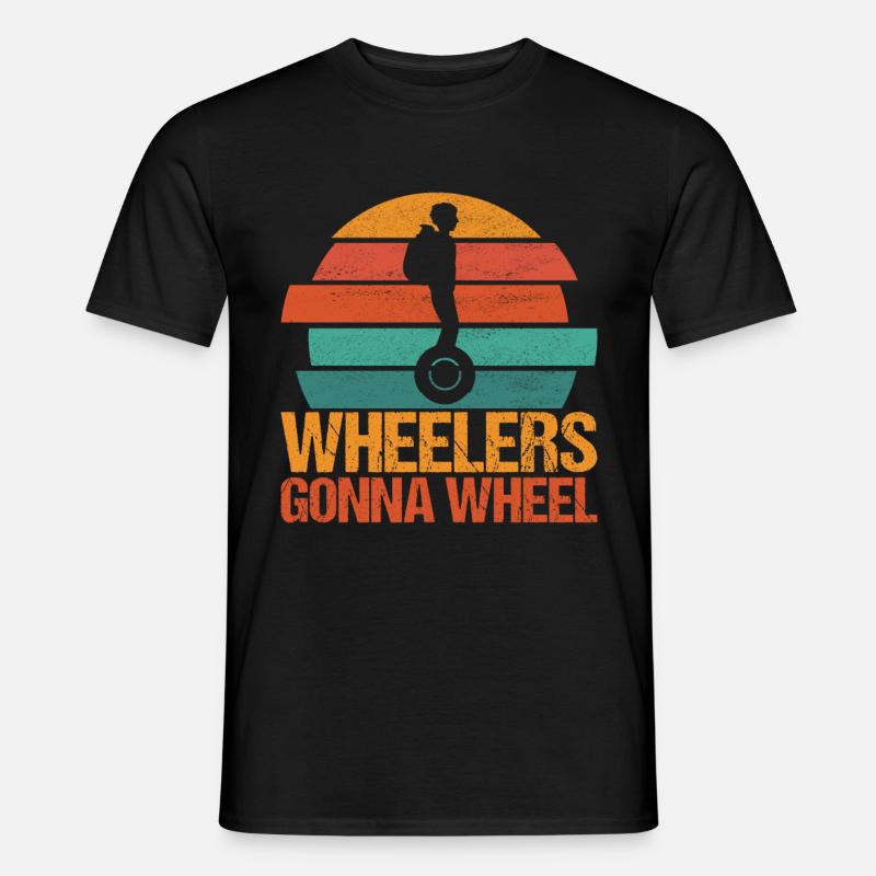 EUC Monowheel - Männer T-Shirt - Schwarz