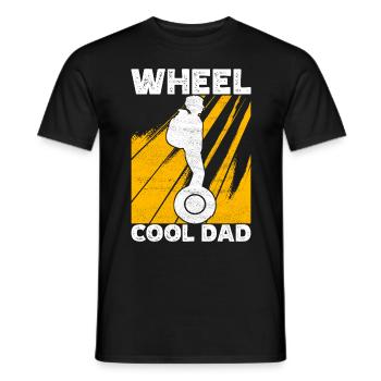 EUC Monowheel - Men's T-Shirt - black - Front - AI Model Male 178 light (178cm)