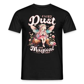 Fee Fairy Fairycore - Men's T-Shirt - black - Front - AI Model Male 178 light (178cm)