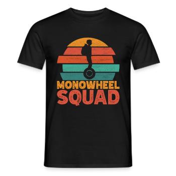EUC Monowheel - Men's T-Shirt - black - Front - AI Model Male 178 light (178cm)
