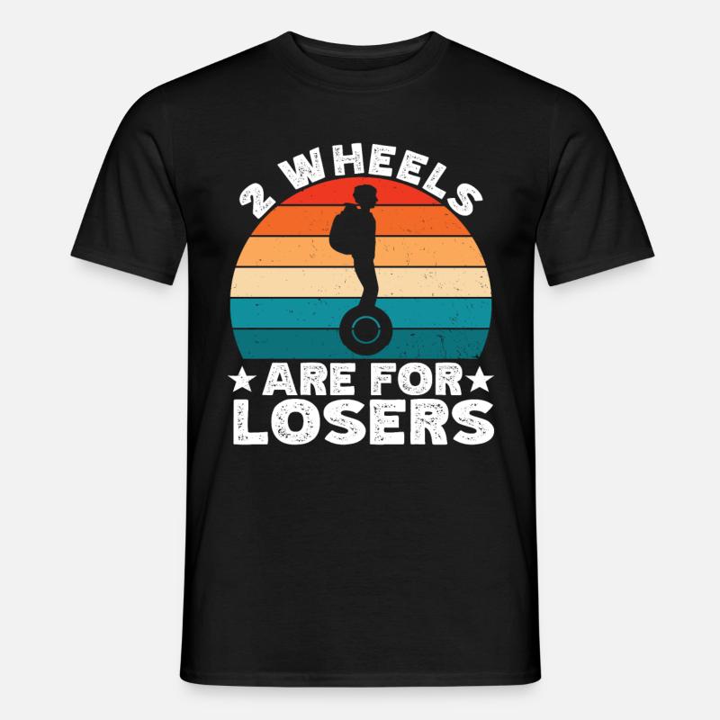 EUC Monowheel - Männer T-Shirt - Schwarz
