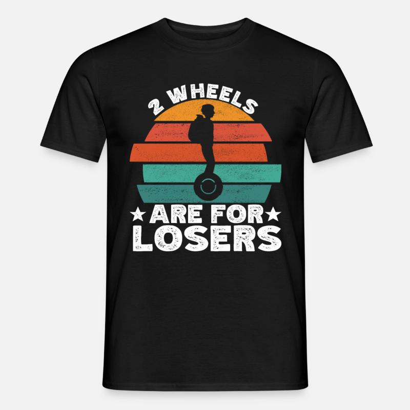EUC Monowheel - Männer T-Shirt - Schwarz