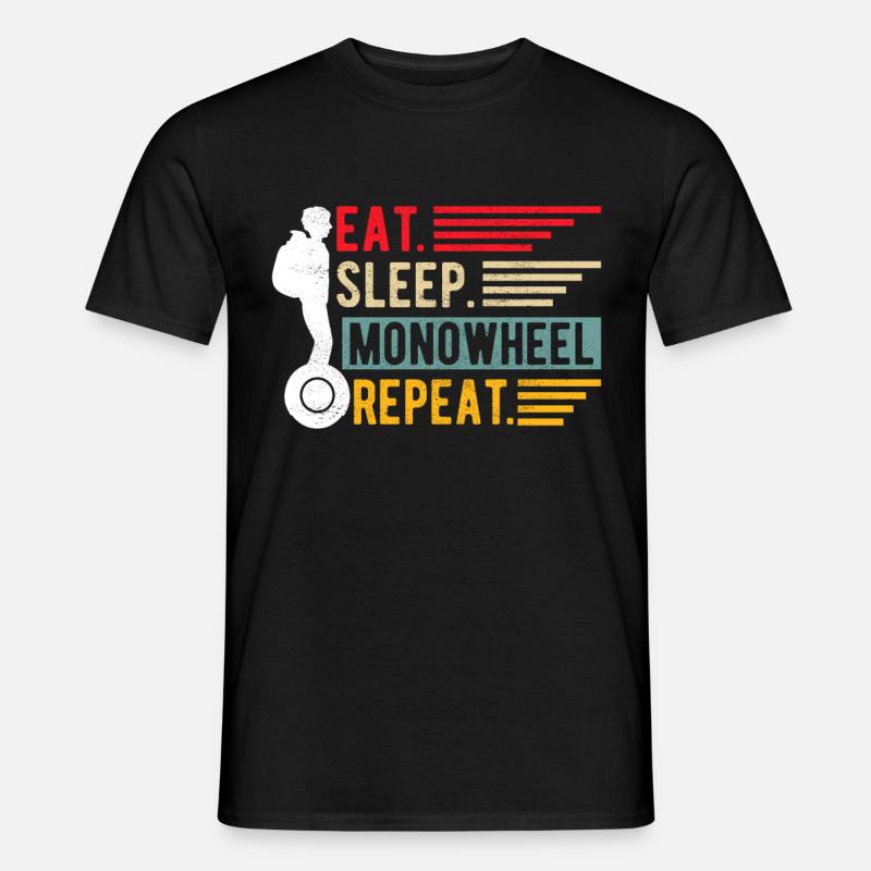 EUC Monowheel - Männer T-Shirt - Schwarz