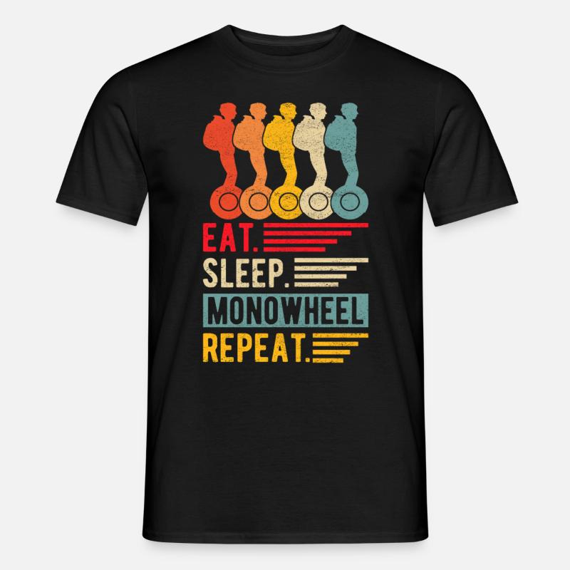 EUC Monowheel - Männer T-Shirt - Schwarz