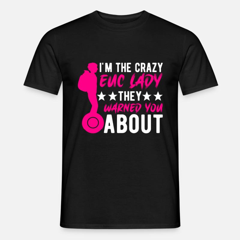 EUC Monowheel - Männer T-Shirt - Schwarz