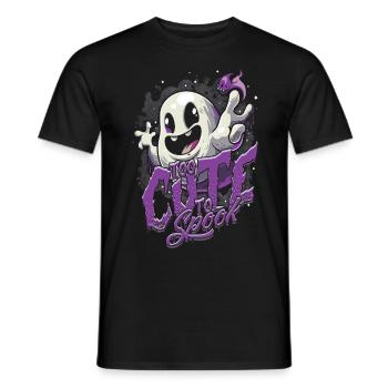Appât fantôme trop mignon pour effrayer - T-shirt homme - noir - Devant - AI Model Male 178 light (178cm)