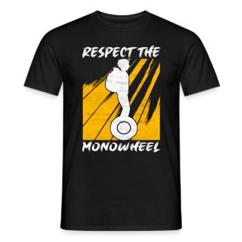 EUC Monoroue - T-shirt homme - noir - Devant - AI Model Male 178 light (178cm)