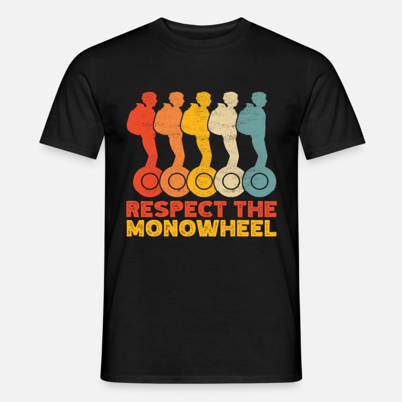 EUC Monowheel - Männer T-Shirt - Schwarz
