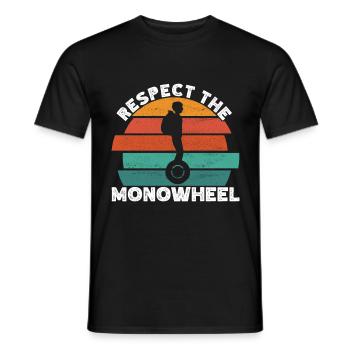 EUC Monoroue - T-shirt homme - noir - Devant - AI Model Male 178 light (178cm)