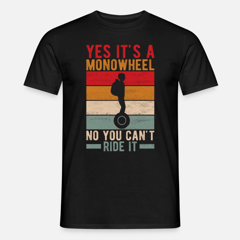 EUC Monowheel - Männer T-Shirt - Schwarz
