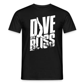 Taucher Sporttauchen Tauchen Dive Into Bliss - Männer T-Shirt - Schwarz - Vorne - AI Model Male 178 light (178cm)