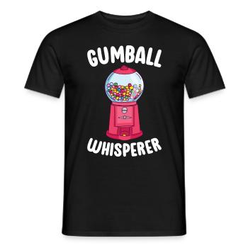 Machine à chewing-gum Machine à chewing-gum - T-shirt homme - noir - Devant - AI Model Male 178 light (178cm)