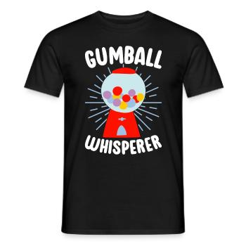 Machine à chewing-gum Machine à chewing-gum - T-shirt homme - noir - Devant - AI Model Male 178 light (178cm)
