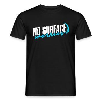 Taucher Sporttauchen Tauchen No Surrface Worries - Männer T-Shirt - Schwarz - Vorne - AI Model Male 178 light (178cm)