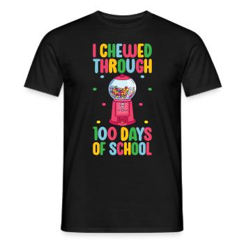 Machine à chewing-gum Machine à chewing-gum - T-shirt homme - noir - Devant - AI Model Male 178 light (178cm)