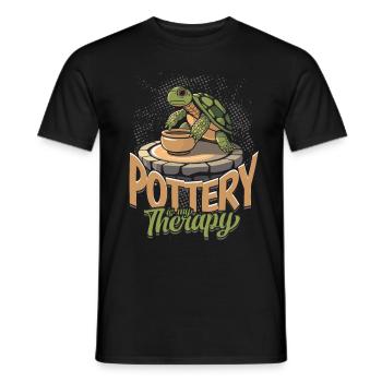 Poterie Poterie Poterie - T-shirt homme - noir - Devant - AI Model Male 178 light (178cm)