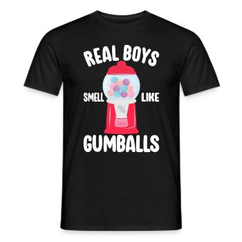 Gumball Machine Kaugummiautomat - Männer T-Shirt - Schwarz - Vorne - AI Model Male 178 light (178cm)