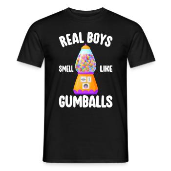 Machine à chewing-gum Machine à chewing-gum - T-shirt homme - noir - Devant - AI Model Male 178 light (178cm)