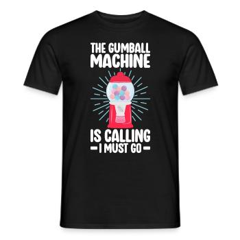 Gumball Machine Kaugummiautomat - Männer T-Shirt - Schwarz - Vorne - AI Model Male 178 light (178cm)