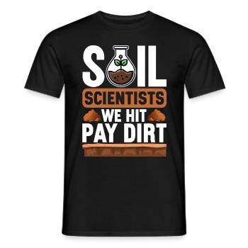 Bodenwissenschaftler Science du sol - T-shirt homme - noir - Devant - AI Model Male 178 light (178cm)