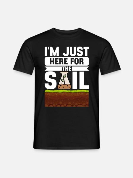Bodenwissenschaftler Soil Science - Men's T-Shirt - black