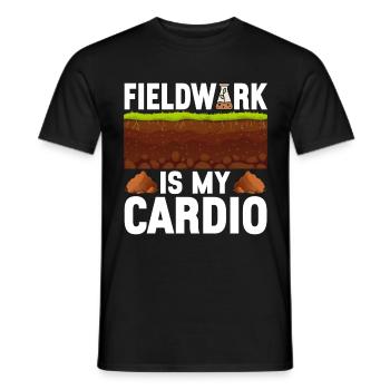 Bodenwissenschaftler Soil Science - Men's T-Shirt - black - Front - AI Model Male 178 light (178cm)