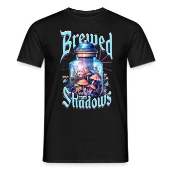 Apotheker Kräutersammler Brewed From Shadows - Männer T-Shirt - Schwarz - Vorne - AI Model Male 178 light (178cm)