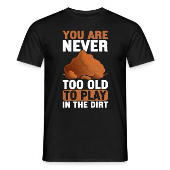 Bodenwissenschaftler Soil Science - Men's T-Shirt - black - Front - AI Model Male 178 light (178cm)