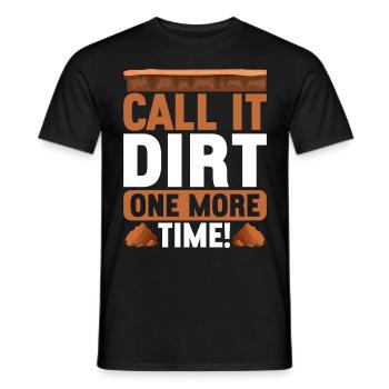 Bodenwissenschaftler Soil Science - Men's T-Shirt - black - Front - AI Model Male 178 light (178cm)