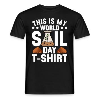 Bodenwissenschaftler Science du sol - T-shirt homme - noir - Devant - AI Model Male 178 light (178cm)