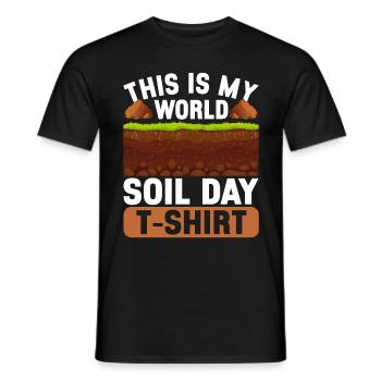 Bodenwissenschaftler Science du sol - T-shirt homme - noir - Devant - AI Model Male 178 light (178cm)