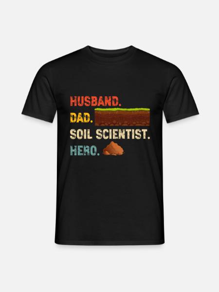 Bodenwissenschaftler Soil Science - Men's T-Shirt - black