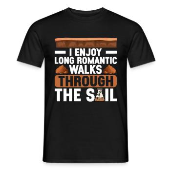Bodenwissenschaftler Soil Science - Men's T-Shirt - black - Front - AI Model Male 178 light (178cm)