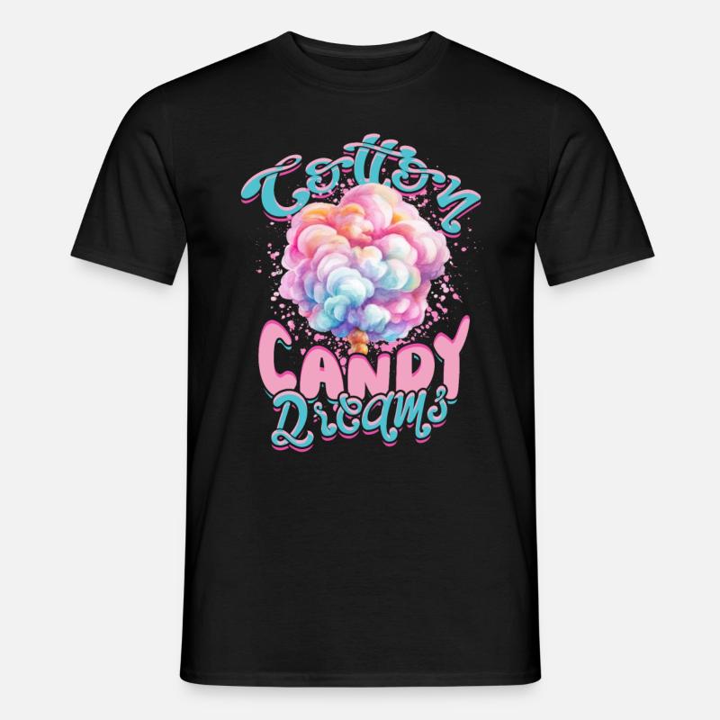 Zuckerwatte Cotton Candy Dreams - Männer T-Shirt - Schwarz