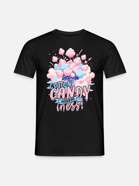 Zuckerwatte - Männer T-Shirt - Schwarz