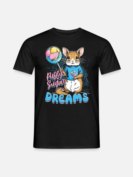 Zuckerwatte Sugar Dreams - Männer T-Shirt - Schwarz