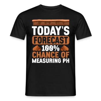 Bodenwissenschaftler Soil Science - Men's T-Shirt - black - Front - AI Model Male 178 light (178cm)