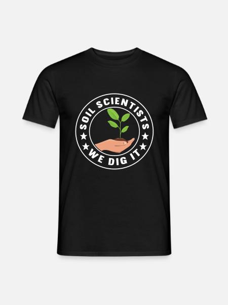Bodenwissenschaftler Soil Science - Men's T-Shirt - black