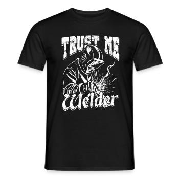 Schweißer Croyez-moi, je suis soudeur - T-shirt homme - noir - Devant - AI Model Male 178 light (178cm)