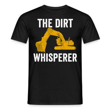Ouvrier du bâtiment excavatrice - T-shirt homme - noir - Devant - AI Model Male 178 light (178cm)