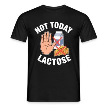 Intolérance au lactose Intolérance au lactose - T-shirt homme - noir - Devant - AI Model Male 178 light (178cm)